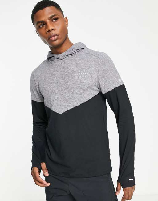 Nike Running - Run Division - Therma-FIT - Element - Sort hættetrøje 