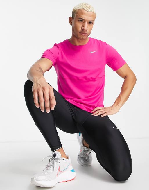 Slim Pink Running Tops & T-Shirts.