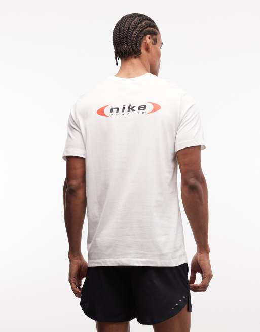 Nike Running Run Dri-FIT t-shirt in white, 3 of 5