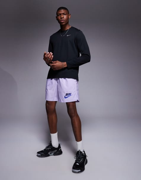 Nike Running - Run Energy Challenger - Short 7 pouces - Violet - view 1