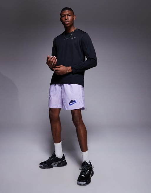 Nike Running - Run Energy Challenger - Short van 7 inch in paars
