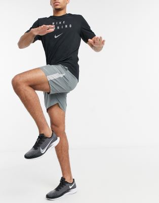 Nike Running - Run - Short en tissu Dri-FIT - Gris