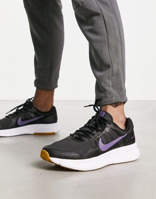 Nike Running Run Swift 2 trainers in black and purple | ASOS