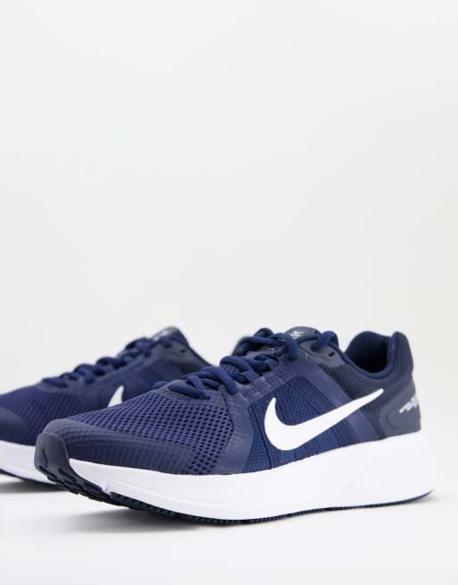 Navy running outlet trainers