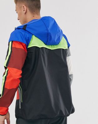 nike running run wild pack windrunner jacket in multicolour