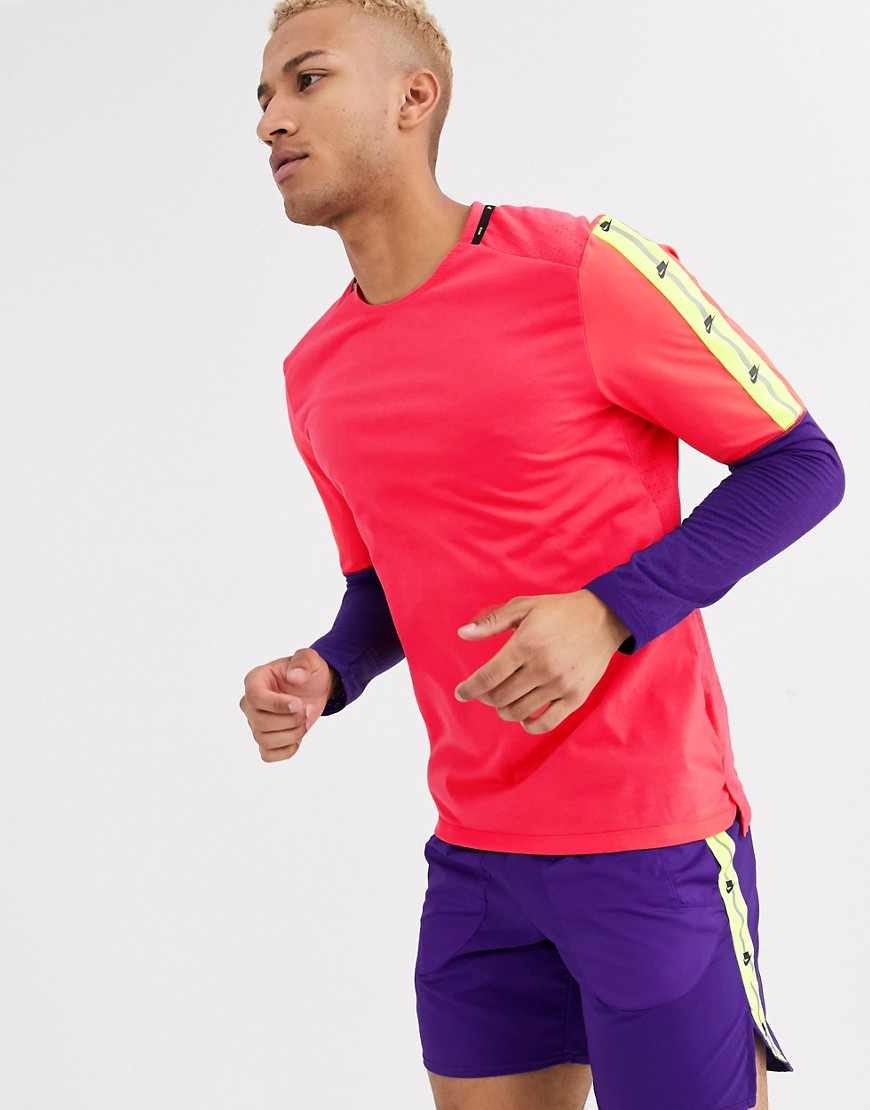 Nike Running - Run Wild - Set met lange mouwen in roze