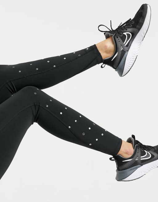 Nike Running Runway Warm Leggings In Black, CU3401-010