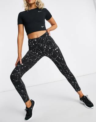 Nike Running Runway Warm Leggings In Black, CU3401-010