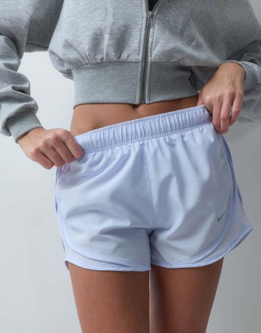 Nike Running short Dri-FIT mi-hauteur 3 pouces bleu clair, 5 de 5