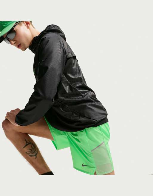 Nike Running short Homme Miler Dri-FIT 2-en-1 7 pouces vert, 4 de 4