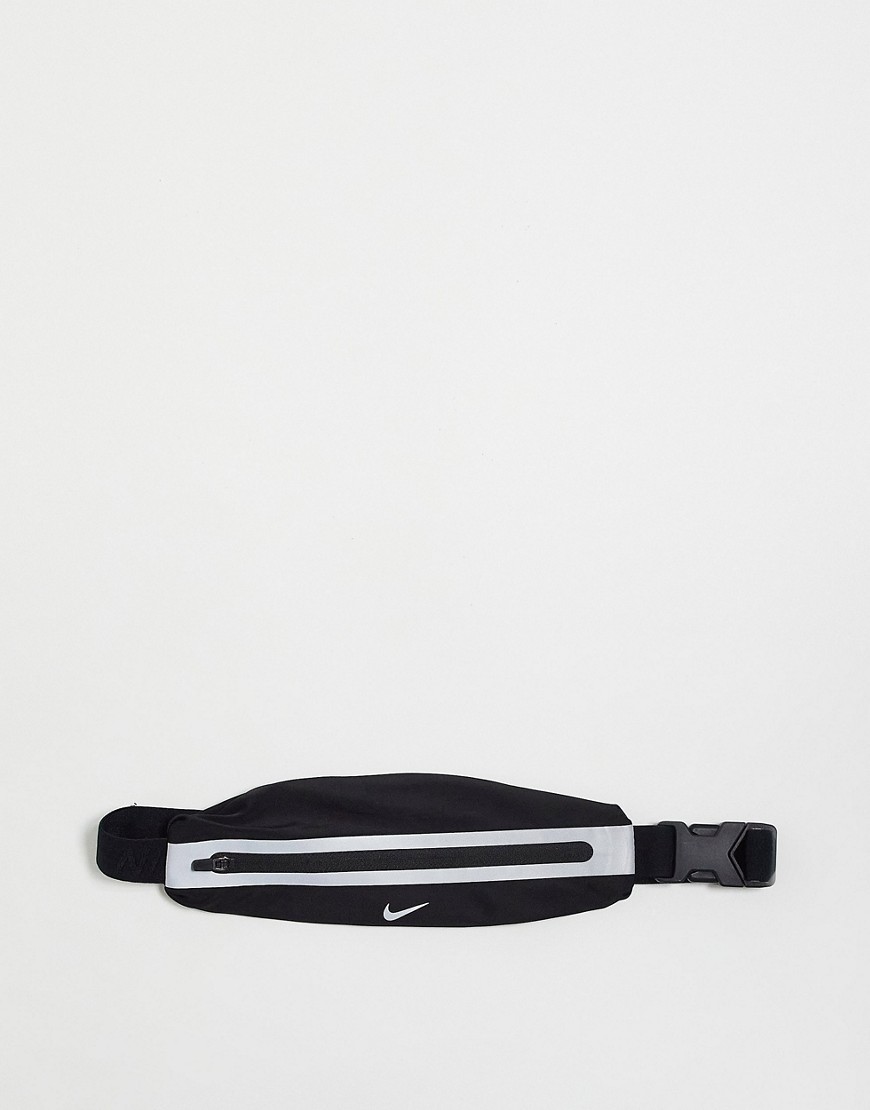Nike Running slim bum bag in black