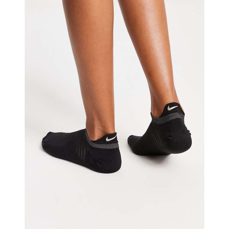 Nike Running Spark Cushioned socks in black