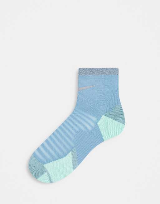 Blue nike ankle store socks