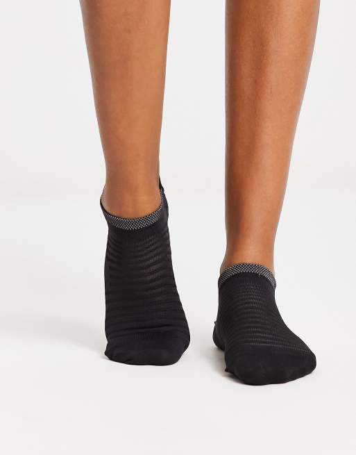 Nike Training unisex 3 pack trainer socks in black