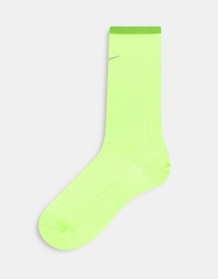 Nike Running - Spark - Leichte Unisex-Socken in Volt-Gelb