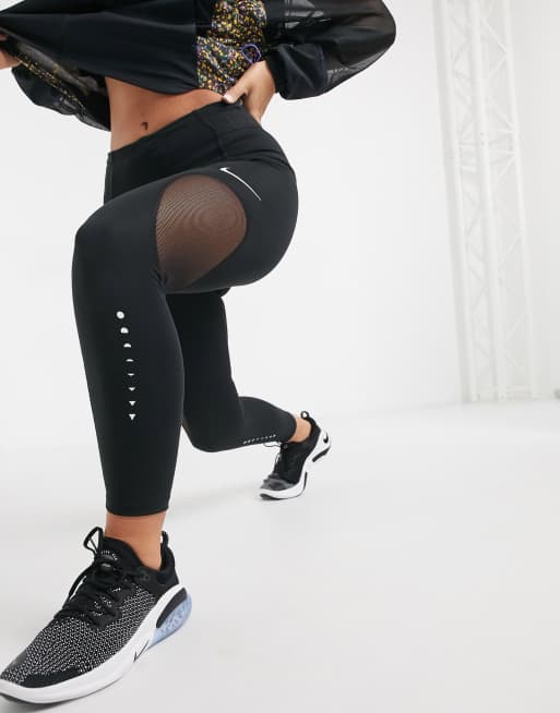 Nike Running Speed cropped leggings in black