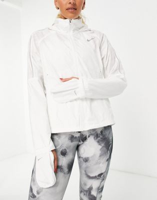 Nike Running Storm-FIT Warm jacket in white | ASOS