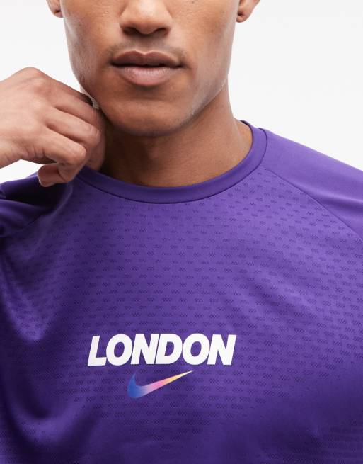 Nike Running - Stride City - T-shirt - Violet, 2 de 5