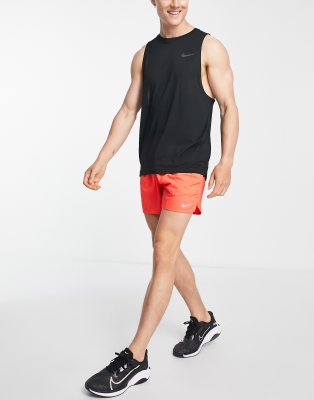 red nike running shorts