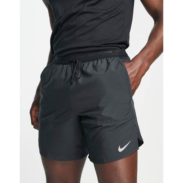 Nike Running Stride Dri-FIT 7-inch shorts in black