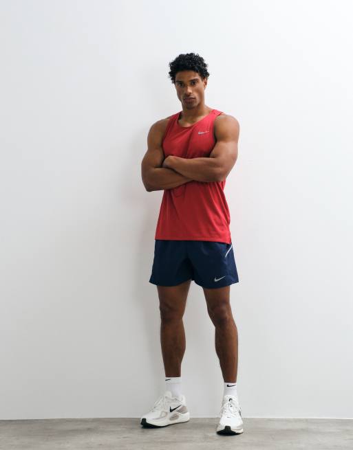 Nike Running Stride Dri-FIT canotta rossa, 2 di 5