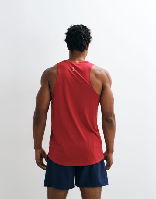Nike Running Stride Dri-FIT chaleco rojo, 3 de 5