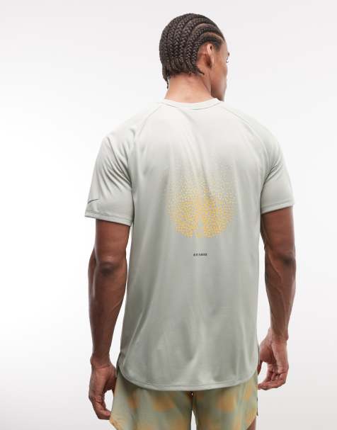 Nike Running Stride Dri-FIT dream print t-shirt in green