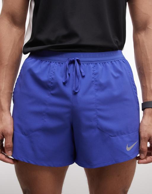 Nike Running – Stride Dri-FIT – Gefütterte Shorts in Blau, 5 Zoll Schrittlänge, 2 von 5