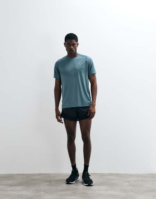 Nike Running - Stride Dri-FIT - Grøn T-shirt, 2 af 5
