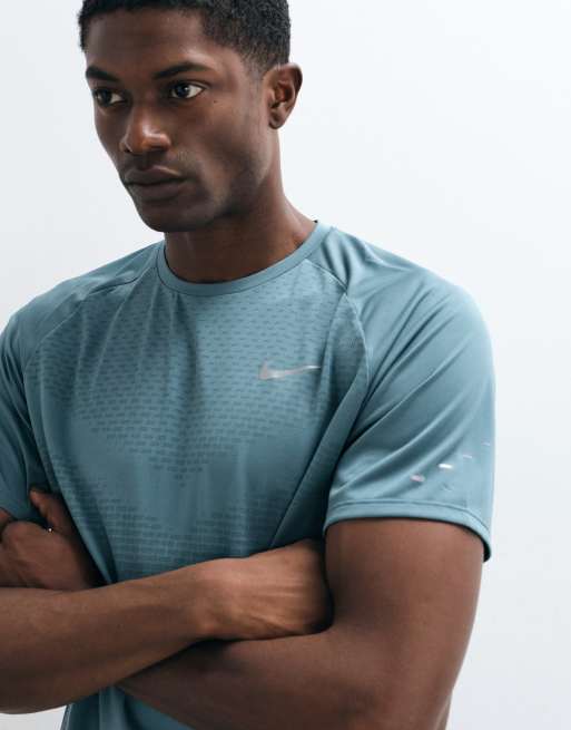 Nike Running - Stride Dri-FIT - Grøn T-shirt, 5 af 5