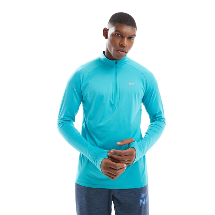 Nike Running Stride Dri-FIT half zip longsleeve top in