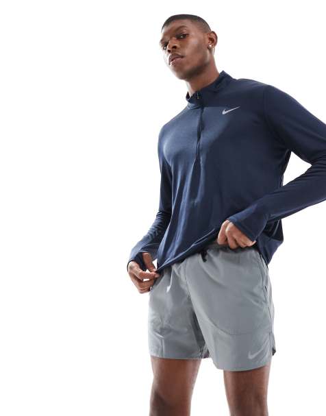 Nike Running – Stride Dri-FIT – Lauf-Shorts in Grau, 5 Zoll Schrittlänge - view 1