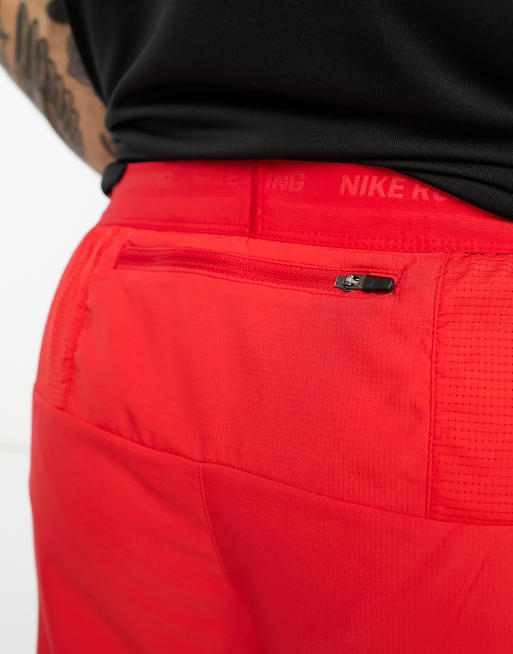 Nike Running – Stride – Dri-FIT – Lauf-Shorts in Orange, 7 Zoll Schrittlänge, 4 von 4