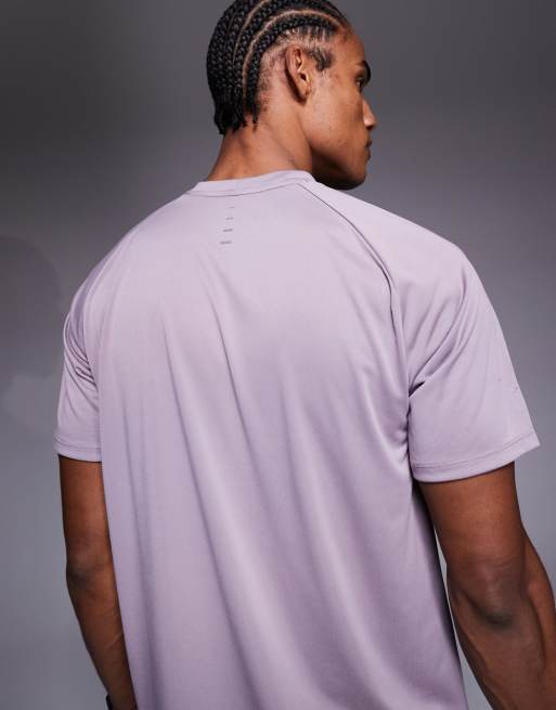 Nike Running – Stride – Dri-FIT – Lila t-shirt, 3 av 5