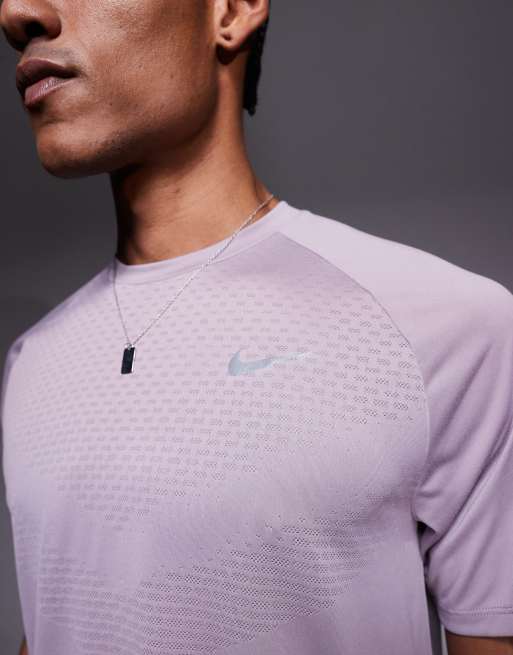 Nike Running – Stride – Dri-FIT – Lila t-shirt, 4 av 5