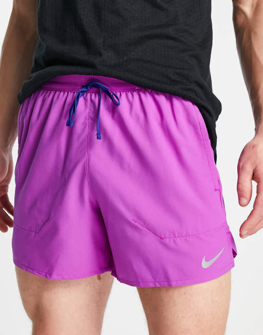 Nike Running - Stride Dri-FIT - Lilla 5 tommer-shorts, 3 af 4