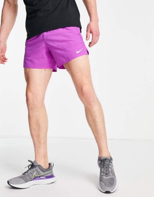 Nike Running - Stride Dri-FIT - Lilla 5 tommer-shorts, 4 af 4