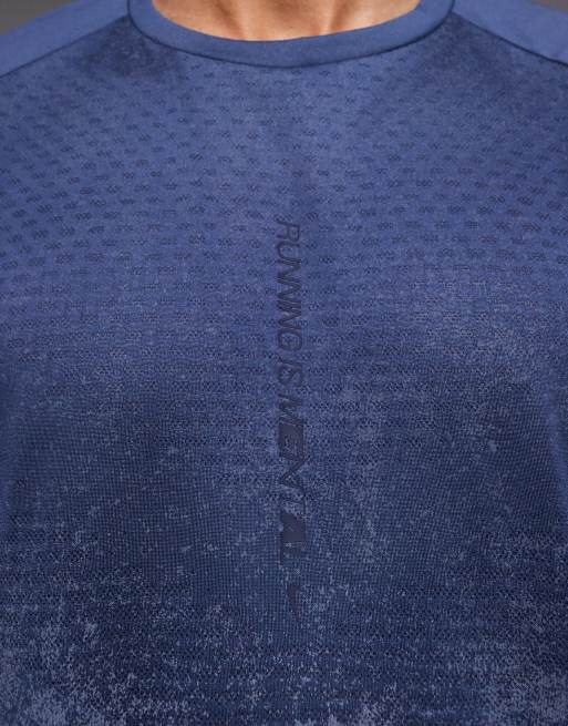 Nike Running - Stride Dri-FIT - Marineblå T-shirt, 4 af 5