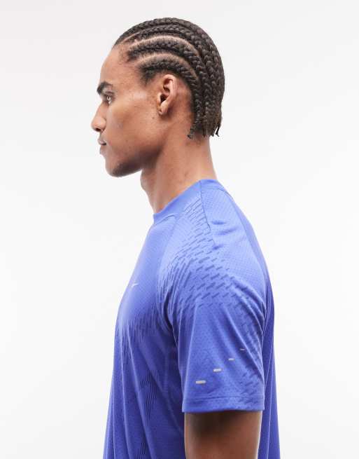 Nike Running – Stride Dri-FIT – Niebieski T-shirt, 3 z 5