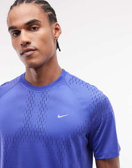 Nike Running – Stride Dri-FIT – Niebieski T-shirt, 5 z 5