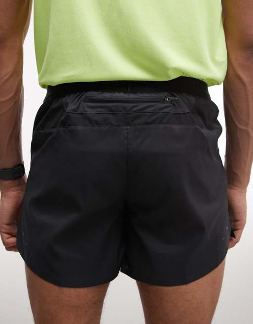 Nike Running Stride Dri-FIT shorts in black, 4 of 5