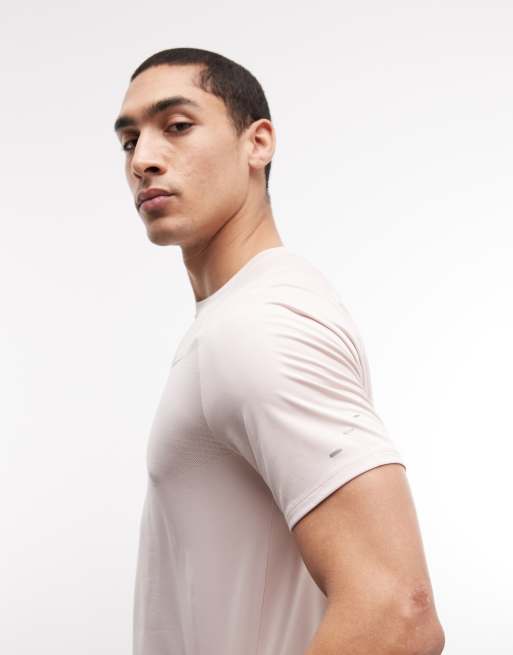 Nike Running Stride Dri-FIT t-shirt in light pink, 4 of 5
