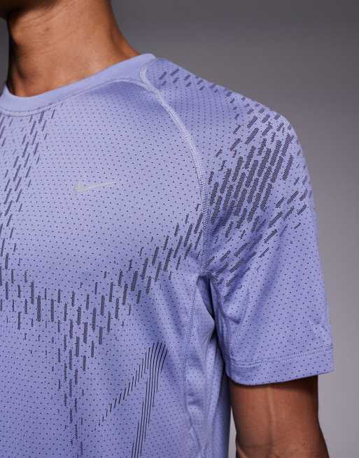Nike Running Stride Dri-FIT t-shirt in lilac, 5 of 5