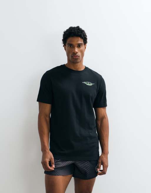 Nike Running Stride Dri-FIT T-shirt med print på ryggen i sort, 3 af 5