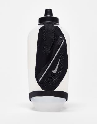 Nike Running Stride handheld water bottle in clear and black - ASOS Price Checker