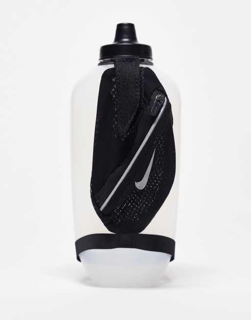 Nike Running - Stride - Håndholdt vandflaske i gennemsigtig/sort