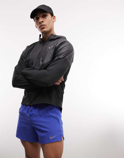 Nike Running - Stride - Short 5 pouces en tissu Dri-FIT doublé - Bleu - view 1