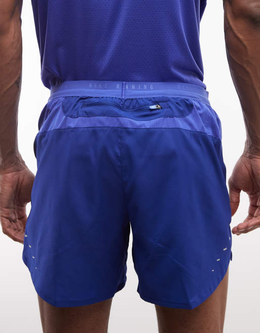 Nike Running - Stride - Short 5 pouces en tissu Dri-FIT doublé - Bleu, 5 de 5
