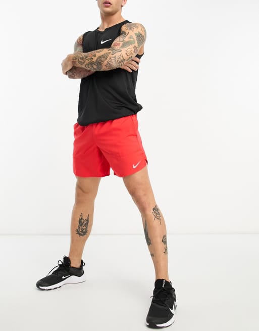 Nike Running - Stride - Short 7 pouces en tissu Dri-Fit - Orange, 2 de 4