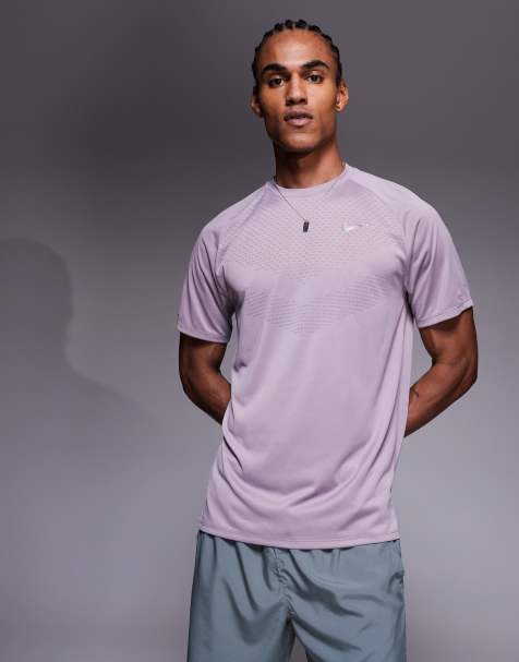 Nike Running - Stride - T-shirt en tissu Dri-FIT - Violet - view 1